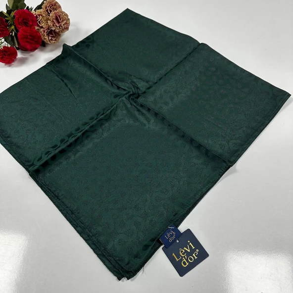 Levidor Kristal Jakar Pamuk Eşarp Zümrüt JPR0112 ürün görseli 1
