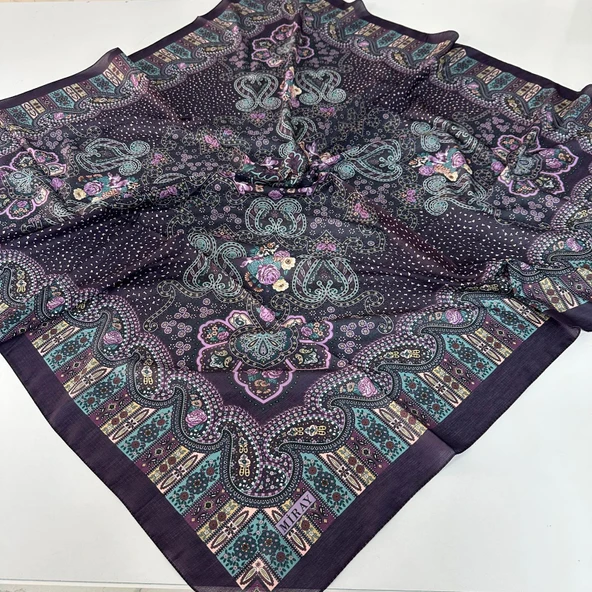 Miray 120 cm Nevada Pamuk Lüx Eşarp  BYK0110 ürün görseli 1