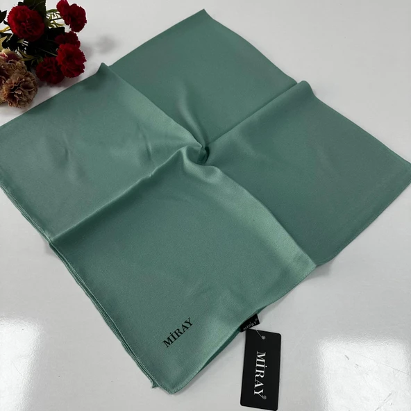 Miray Düz Kristal Krep Eşarp Mint LTA0604 ürün görseli 1