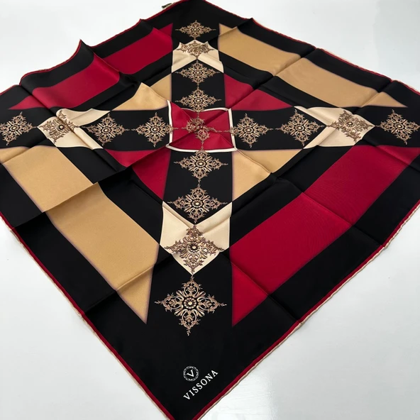 Vissona Twill İpek Eşarp IPK6004 ürün görseli 1