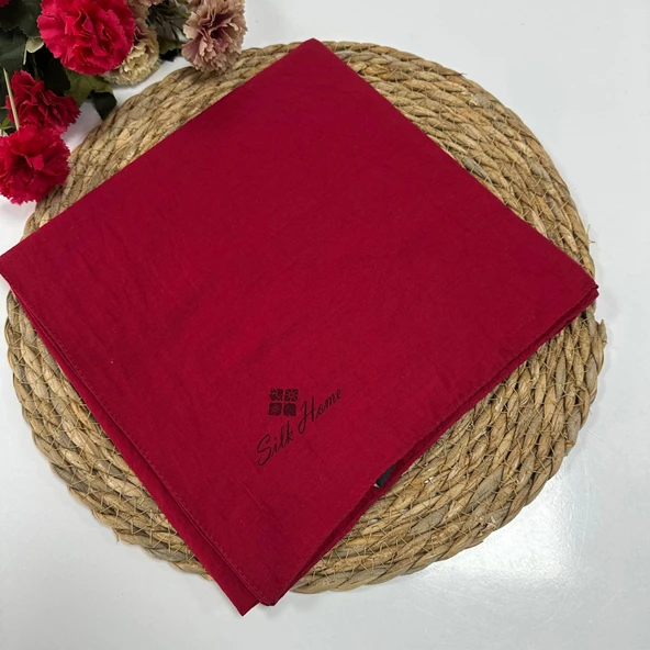 Silk Home Aerobin Eşarp Kırmızı VTS0106 ürün görseli 1