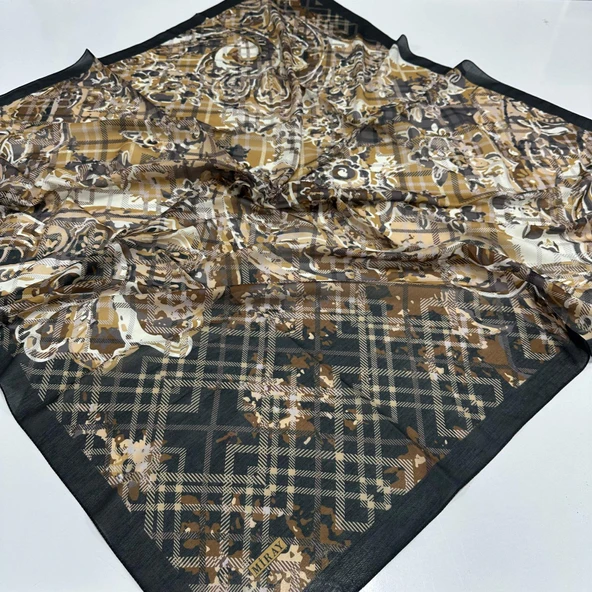 Miray 120 cm Nevada Pamuk Lüx Eşarp  BYK0711 ürün görseli 1
