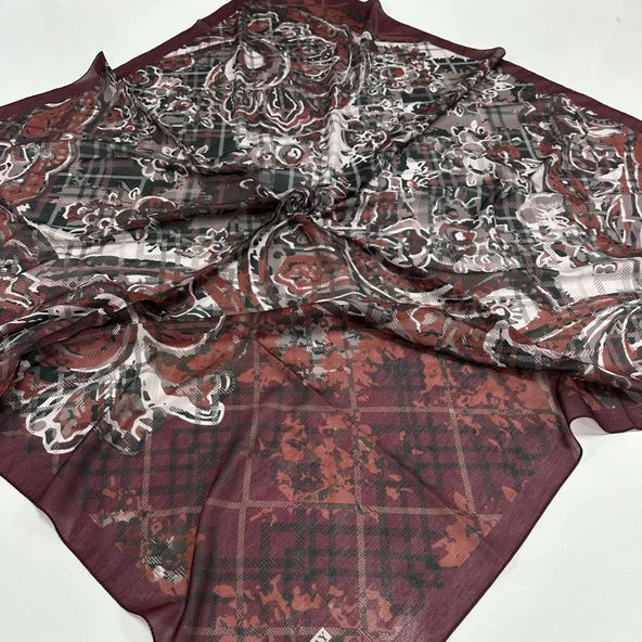 Miray 120 cm Nevada Pamuk Lüx Eşarp  BYK0707 ürün görseli 1
