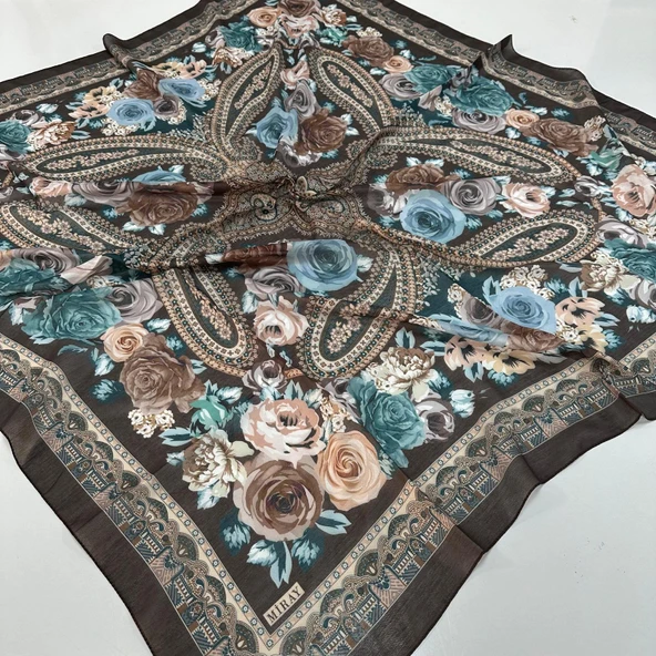 Miray 120 cm Nevada Pamuk Lüx Eşarp  BYK0507 ürün görseli 1