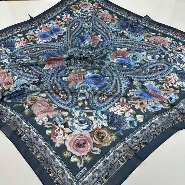 Miray 120 cm Nevada Pamuk Lüx Eşarp  BYK0511 ürün görseli 1