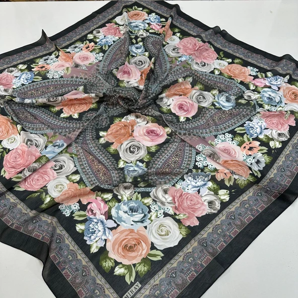 Miray 120 cm Nevada Pamuk Lüx Eşarp  BYK0510 ürün görseli 1