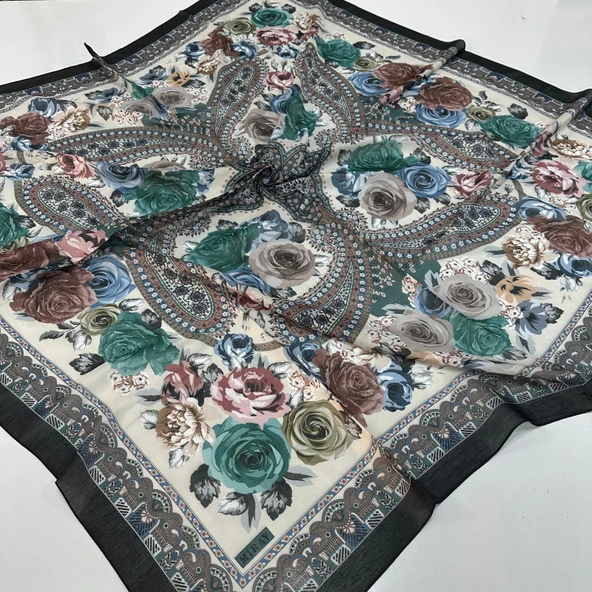 Miray 120 cm Nevada Pamuk Lüx Eşarp  BYK0508 ürün görseli 1