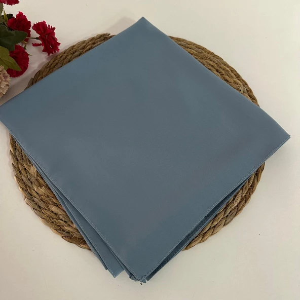 Polo Craft Mavi Medine İpeği Eşarp MEB0232 ürün görseli 1