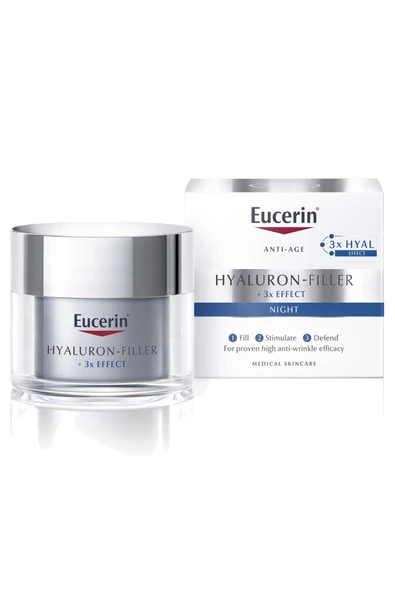 Eucerin Hyaluron-Filler + 3x Effect Gece Kremi 50ML ürün görseli 1