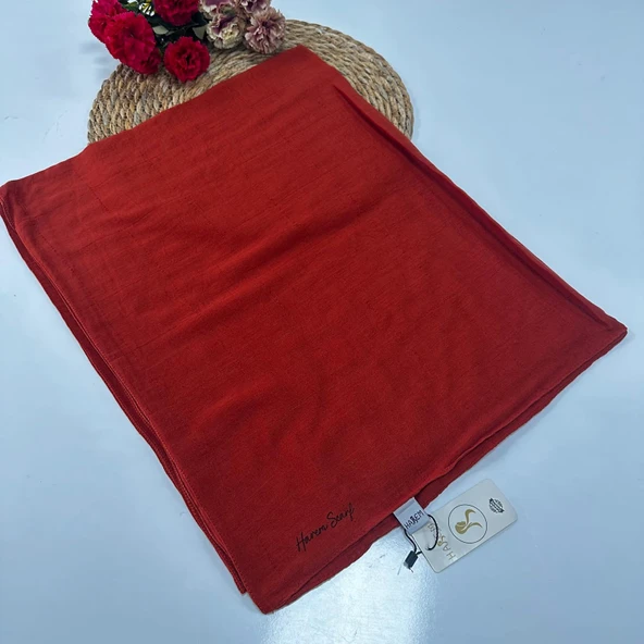 Harem Nilda Pamuk Şal Kiremit HFN0120 ürün görseli 1