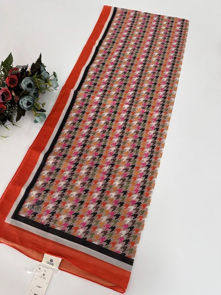 Quare Soft Pamuklu Desenli Şal LDSQ1012 ürün görseli 1