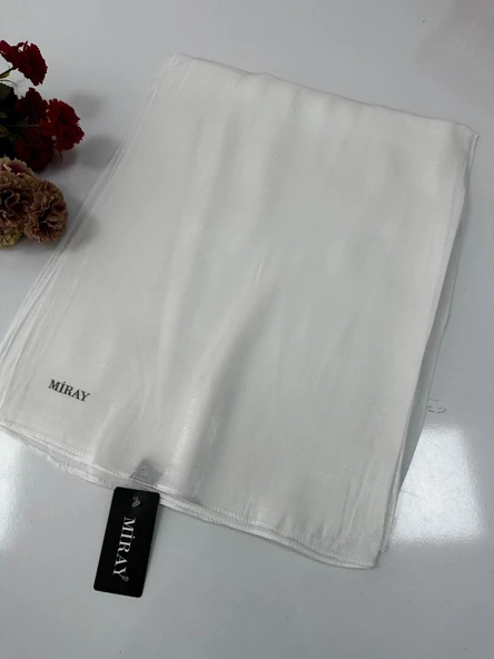 Miray Palmier Abiye Şal Renk:Beyaz JMJ0119 ürün görseli 1