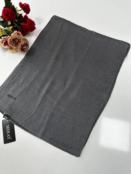 Miray Palmier Abiye Şal Renk:Koyu Gri JMJ0107 ürün görseli 1