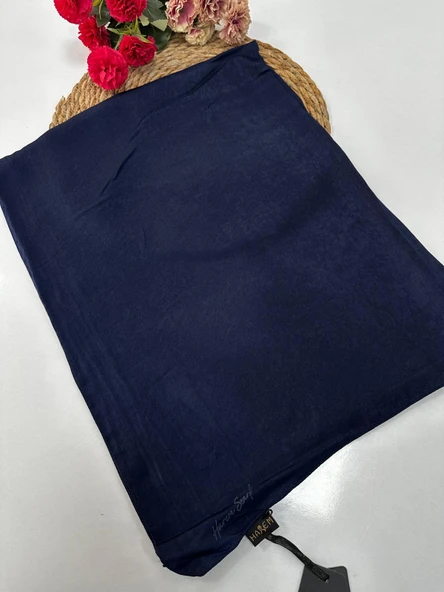 Harem Feyza Lüx Şal  Lacivert HFS0107 ürün görseli 1