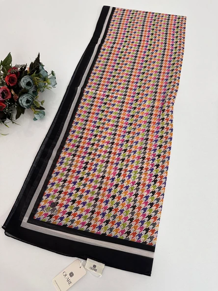 Quare Soft Pamuklu Desenli Şal LDSQ1009 ürün görseli 1