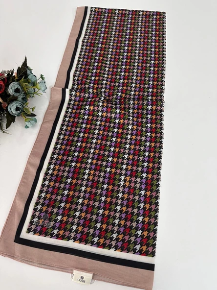 Quare Soft Pamuklu Desenli Şal LDSQ1002 ürün görseli 1