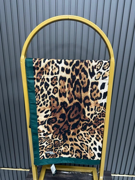 Bonjela Soft Pamuklu Şal Leopar Desen LBS1011 ürün görseli 1