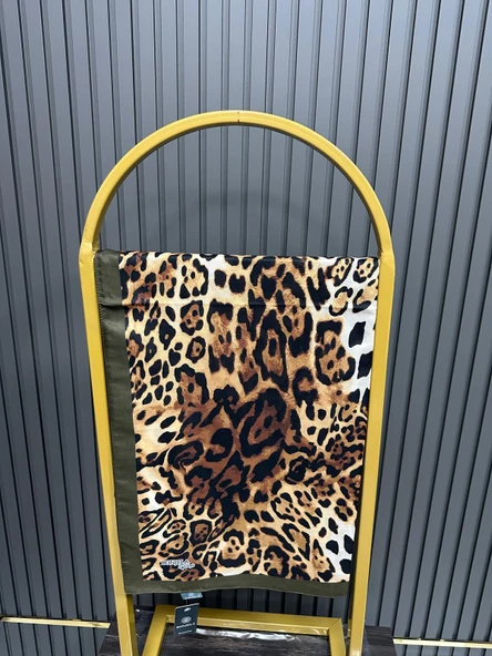Bonjela Soft Pamuklu Şal Leopar Desen LBS1004 ürün görseli 1