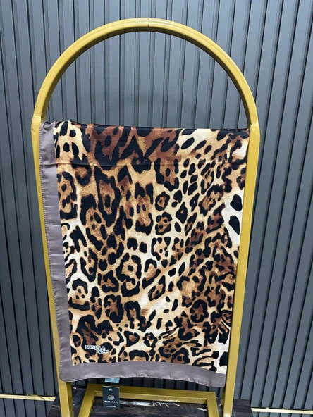 Bonjela Soft Pamuklu Şal Leopar Desen LBS1008 ürün görseli 1