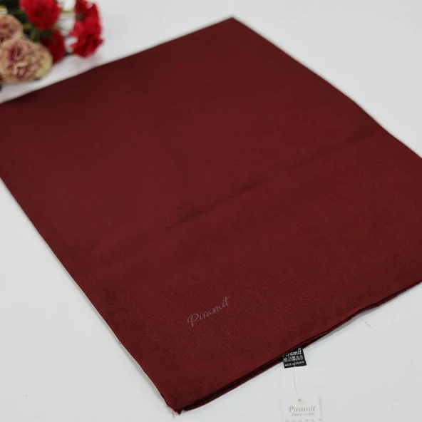 Piramit Kehribar Şal Bordo JSM0129 ürün görseli 1