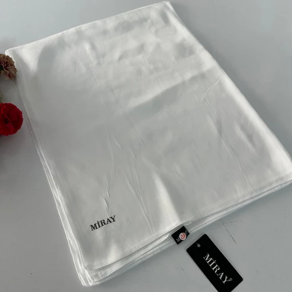 Miray Kristal Şal Beyaz JKM0109 ürün görseli 1