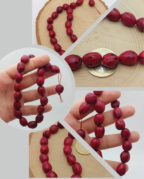 Andız Ağacı 17lik Efe Tesbih 13*13mm (56090) ürün görseli 1