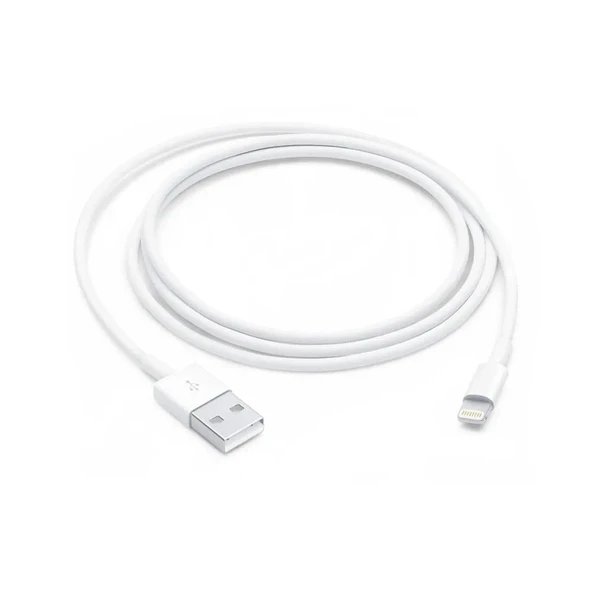 Apple Lightning to Usb Şarj Kablosu 1 Metre Beyaz MUQW3ZM/A ürün görseli 1