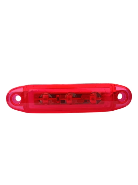 Kırmızı Parmak Led Dorse Lamba 3 Ledli 9cm 12-24V ürün görseli 1