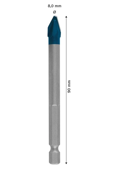 Bosch Expert Hex-9 Hardceramic Delme Ucu 8 X 90 MM - 2608900592 ürün görseli 1
