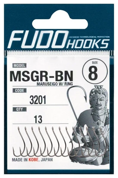 Fudo 3201 Maruseigo W/RING Black Nikel İğne - Resim 2