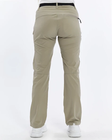 Mapamyumco Quick Dry Trekking Kadın Pantolon-BEJ - Resim 4
