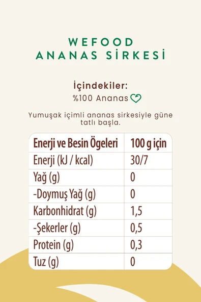 Ananas Sirkesi 500 ml (Doğal Fermantasyon) - Resim 3