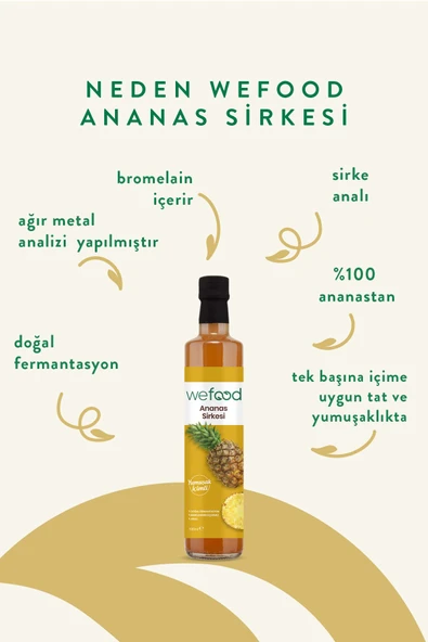 Ananas Sirkesi 500 ml (Doğal Fermantasyon) - Resim 2