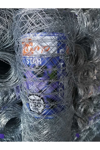 fermo tel Geniş Çit Teli 3" 1,30mm 120 Cm 20 Metre Star 6,6kg ürün görseli 1