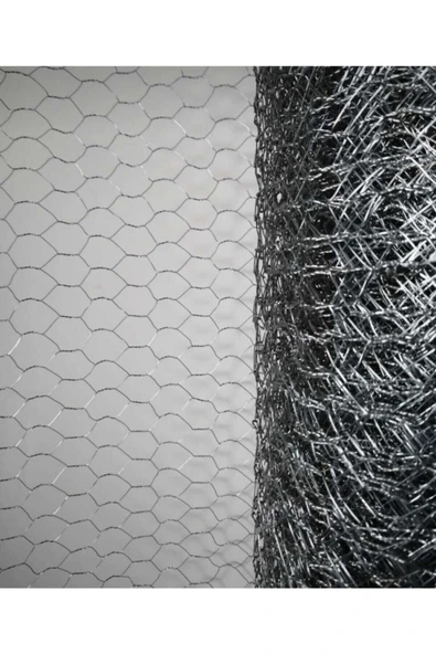 fermo tel Kümes Teli 120 Cm Eninde 20m Uzunluğunda-tavuk Teli Bahçe Teli Çit Teli-kümes Teli-kafes Teli ürün görseli 1