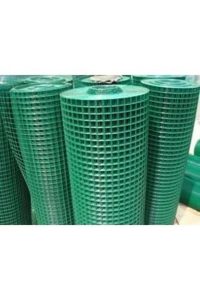 Yamanlar Pvc Kaplı Puntalı Yeşil Tel 12x12 Gözaralıklı 120 Cm Yükseklik 10 Metre Uzunluk 120x10 Metre ürün görseli 1