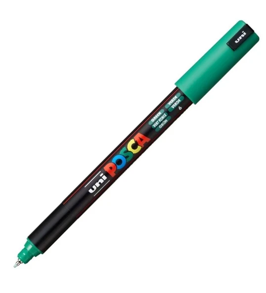 UNI POSCA MARKER YESIL 1 LI (PC-1MR) ürün görseli 1