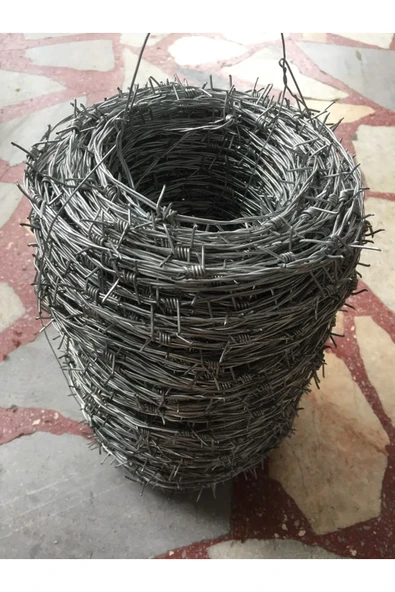 Dikenli Tel 250 Mt.lik 1,30x1,30 Mm-galvanizli ürün görseli 1