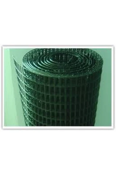 Yamanlar Pvc Kaplı 25x25mm Göz Aralıklı 2mm Kalınlıkta Kafes Teli-kümesteli-tavuk Teli-çit Teli-100cmx3metre ürün görseli 1