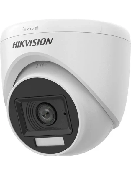 Hikvision DS-2CE76D0T-EXLPF 1080P, 2,8mm, Akıllı Hibrit Işık (20MT) Dome Kamera ürün görseli 1