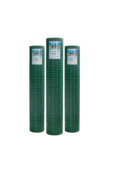 Pvc Kaplı Puntalı Bahçe Çiti Ve Kümes Teli, Çit Teli 1,50mm 25x25 Göz Aralığı 150 Cm 25 Mt Rulo ürün görseli 1