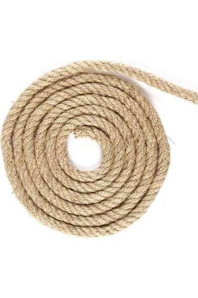 morbeyazhome Hasır Ip -jüt Ip 8 Mm 30 Metre Yerli Üretim ürün görseli 1