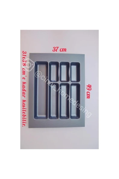 cinarhome34 37*49 Çekmece Içi Kaşıklık 1.kalite-maket Bıçagı Ile Ürünü 31*38cm'e Kadar Kesebilirsiniz. Faturalı ürün görseli 1