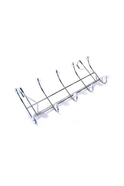 Zambak Kapı Arkası Askılık 10 Kancalı Metal 37cm Genişlik ürün görseli 1