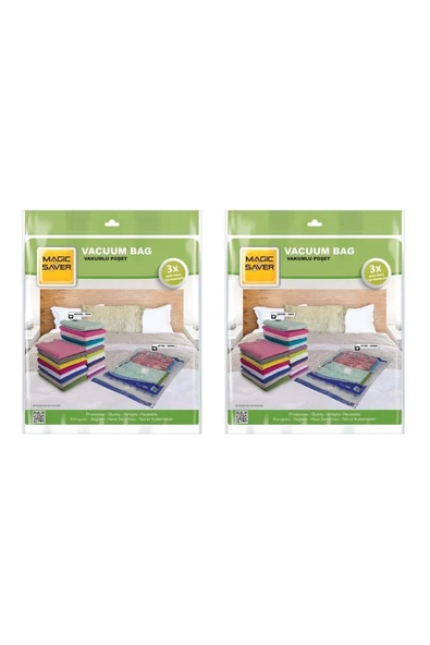 MAGİC SAVER 2li Xlarge Vakumlu Poşet Hurç (55x90) ürün görseli 1