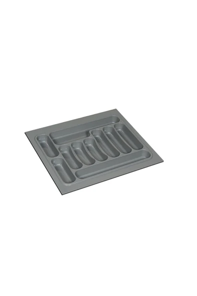 Deltaaks Kesilebilir Desenli Gri Kaşıklık (55x49) (49,5x40 Cm'e Kadar Kesilebilir) ürün görseli 1