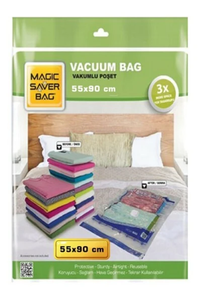MAGİC SAVER Xl Vakumlu Poşet Hurç 55x90cm ürün görseli 1