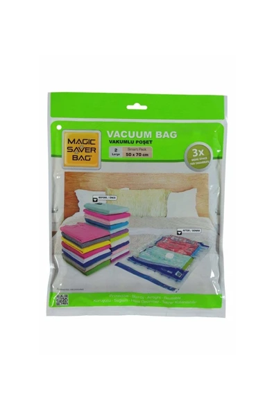 MAGİC SAVER Vakumlu Poşet - Hurç Large Boy 50 Cm X 70 Cm ürün görseli 1