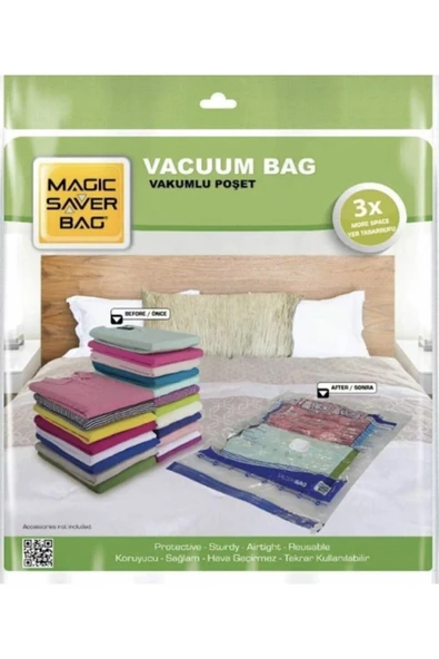Magic Saver Bag Vakumlu Poşet 73 X 130 Cm ürün görseli 1
