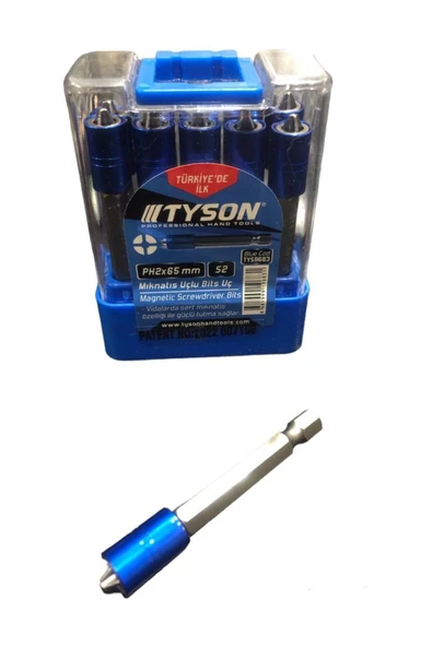 TYSON PH2*65 MM S2 MIKNATISLI BİTS UÇ (1 adet) ürün görseli 1
